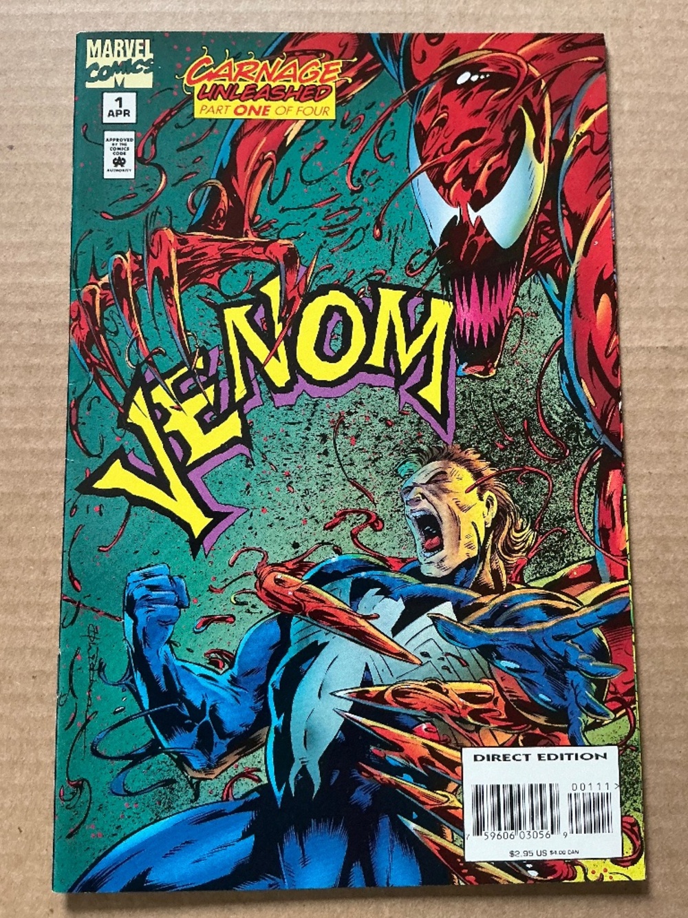 Marvel Comics Venom: Carnage Unleashed #1 1995
